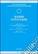 Quaderni di studi europei (2003). Vol. 1 libro