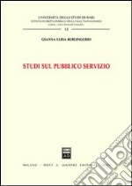 Studi sul pubblico servizio