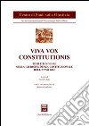 Viva vox constitutionis. Temi e tendenze nella giurisprudenza costituzionale dell'anno 2002 libro