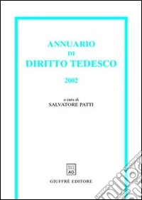 Annuario di diritto tedesco (2002) libro