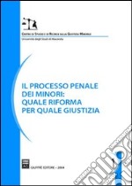 Il processo penale dei minori: quale riforma per quale giustizia. Atti del Convegno (Macerata, 4-5 luglio 2003)