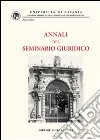 Annali del seminario giuridico (2003) libro