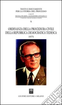 Ordinanza della procedura civile della Repubblica Democratica Tedesca 1975 libro