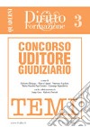 Concorso uditore giudiziario. Vol. 3: Temi libro