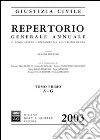 Repertorio generale annuale di legislazione, bibliografia, giurisprudenza libro