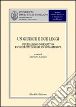 Un giudice e due leggi. Pluralismo normativo e conflitti agrari in sud America libro