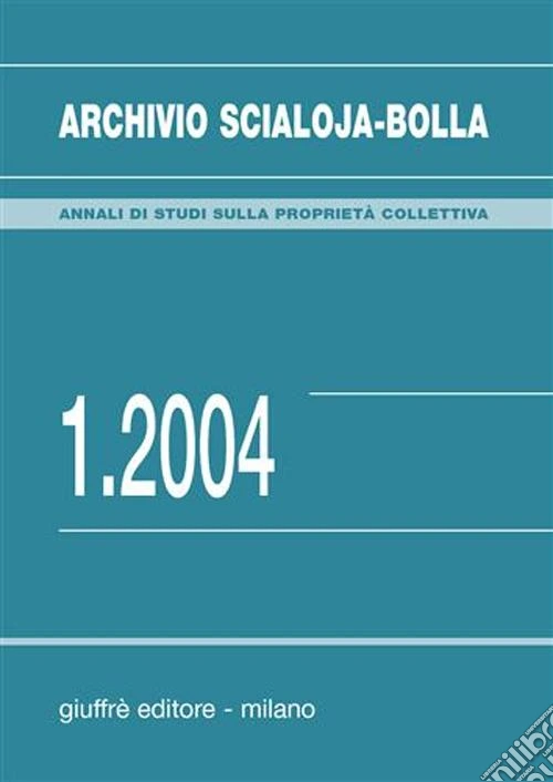 Archivio Scialoja-Bolla (2004). Vol. 1