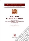 Viva vox constitutionis. Temi e tendenze nella giurisprudenza costituzionale dell'anno 2003 libro