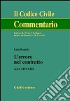 L'errore nel contratto. Artt. 1427-1433 libro