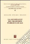 La governance del trasporto pubblico locale libro