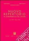 Nuovo repertorio di giurisprudenza del lavoro (luglio 2003-giugno 2004) libro