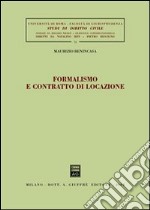 Formalismo e contratto di locazione libro