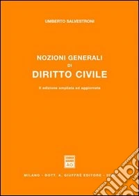 Nozioni generali di diritto civile libro