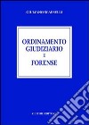 Ordinamento giudiziario e forense libro