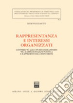 Rappresentanza e interessi organizzati. Contributo allo studio dei rapporti tra rappresentanza politica e rappresentanza di interessi