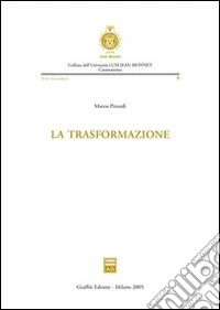 La trasformazione libro