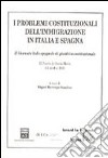 I problemi costituzionali dell'immigrazione in Italia e in Spagna libro