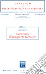 Contratto di trasporto terrestre libro