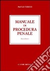 Manuale di procedura penale libro