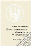 Stato, Costituzione, democrazia libro