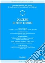 Quaderni di studi europei (2005). Vol. 1 libro