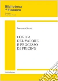 Logica del valore e processo di pricing