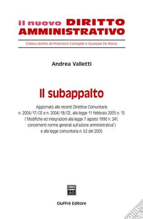 Il subappalto