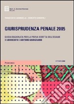 Giurisprudenza penale 2005. Guida ragionata per la prova scritta dell'esame di avvocato e uditore giudiziario libro