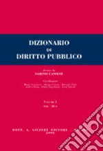 Dizionario di diritto pubblico libro