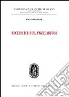 Ricerche sul precarium libro di Biavaschi Paola