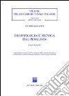 Deontologia e tecnica del penalista libro