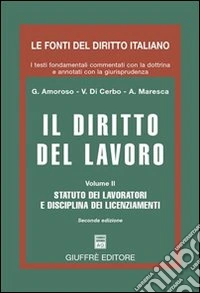 Il diritto del lavoro (2) libro
