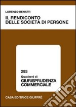 Il rendiconto delle società di persone libro