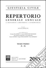 Repertorio generale annuale di legislazione, bibliografia, giurisprudenza libro