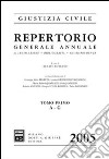 Repertorio generale annuale di legislazione, bibliografia, giurisprudenza libro