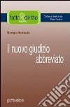 Il nuovo giudizio abbreviato libro