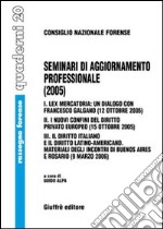 Seminari di aggiornamento professionale (2005) libro