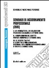 Seminari di aggiornamento professionale (2005) libro