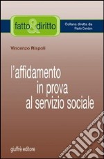 L'affidamento in prova al servizio sociale