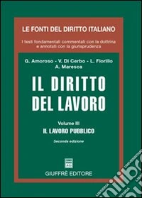 Il diritto del lavoro (3) libro