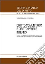 Diritto comunitario e diritto penale interno. Guida alla prassi giurisprudenziale libro