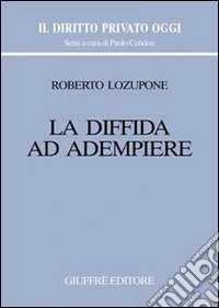 La diffida ad adempiere
