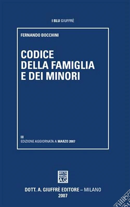 Codice della famiglia e dei minori