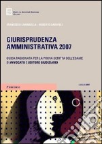 Giurisprudenza amministrativa libro