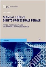 Diritto processuale penale libro