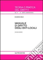 Manuale di diritto degli enti locali libro