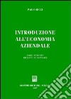 Introduzione all'economia aziendale libro