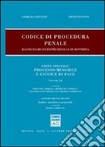 Codice di procedura penale. Rassegna di giurisprudenza e di dottrina. Vol. 9: Processo minorile e giudice di pace