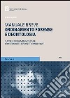 Ordinamento forense e deontologia libro