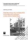 Best practices nell'informativa economico-finanziaria: le relazioni trimestrali libro